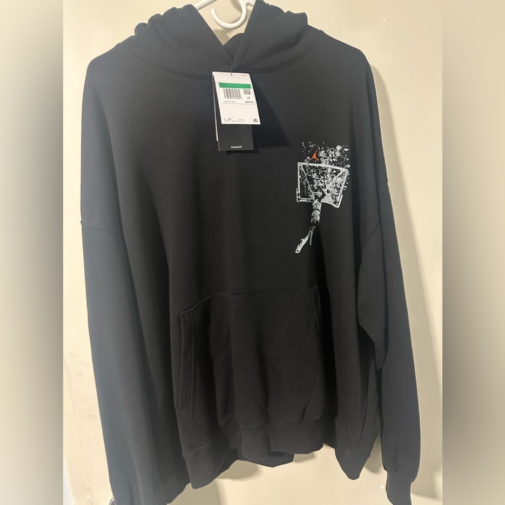 Jordan Men’s Brooklyn Oversized Pullover Hooded Sweatshirt